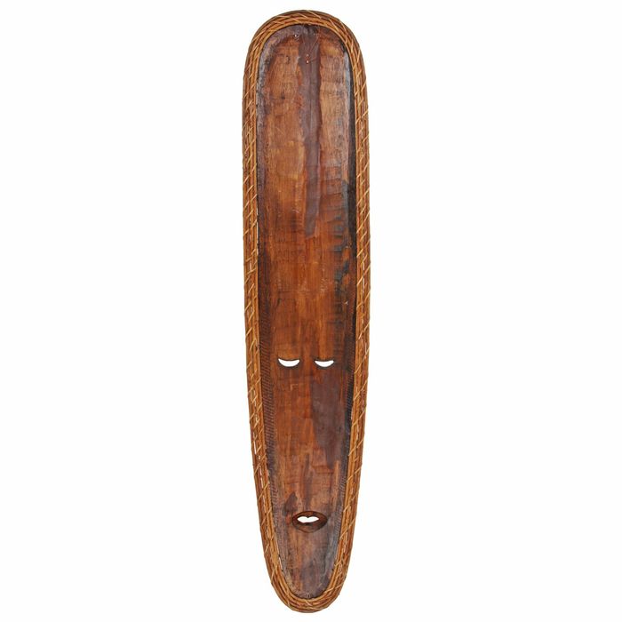 Маска дерево "Абориген и черепахи на чёрном" 105х3х22 см