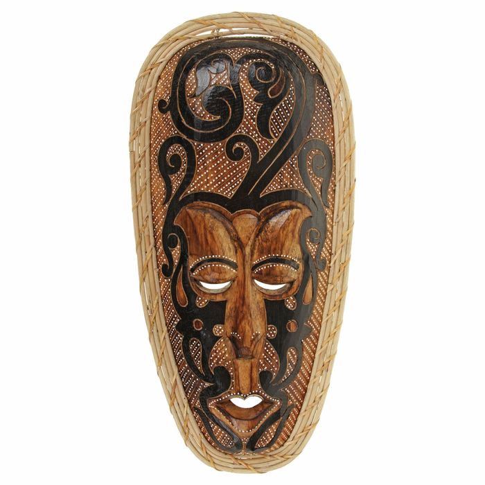 Маска дерево "Абориген и узор" 55х4х27 см