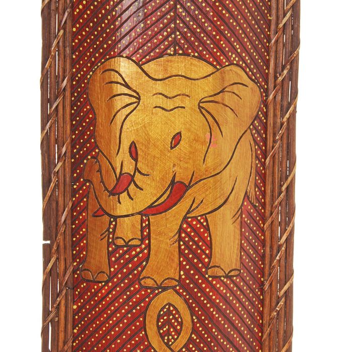 Маска дерево "Абориген и золотой слон" 105х3х21 см