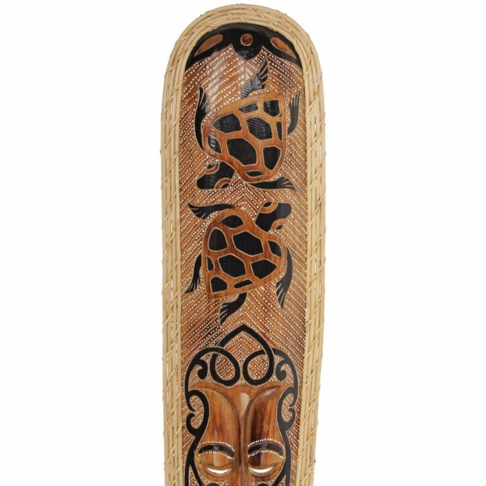 Маска дерево "Абориген и черепахи" 105х3х21 см