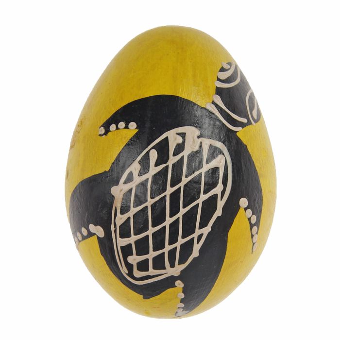 Музыкальный инструмент Маракас "Яйцо с узором - зерно" 7х5х5 см