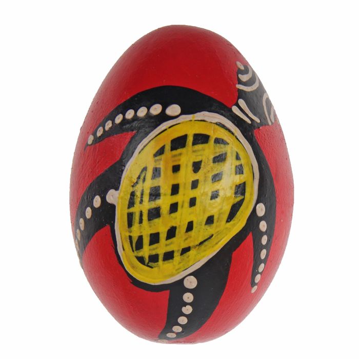Музыкальный инструмент Маракас "Яйцо с узором - зерно" 7х5х5 см