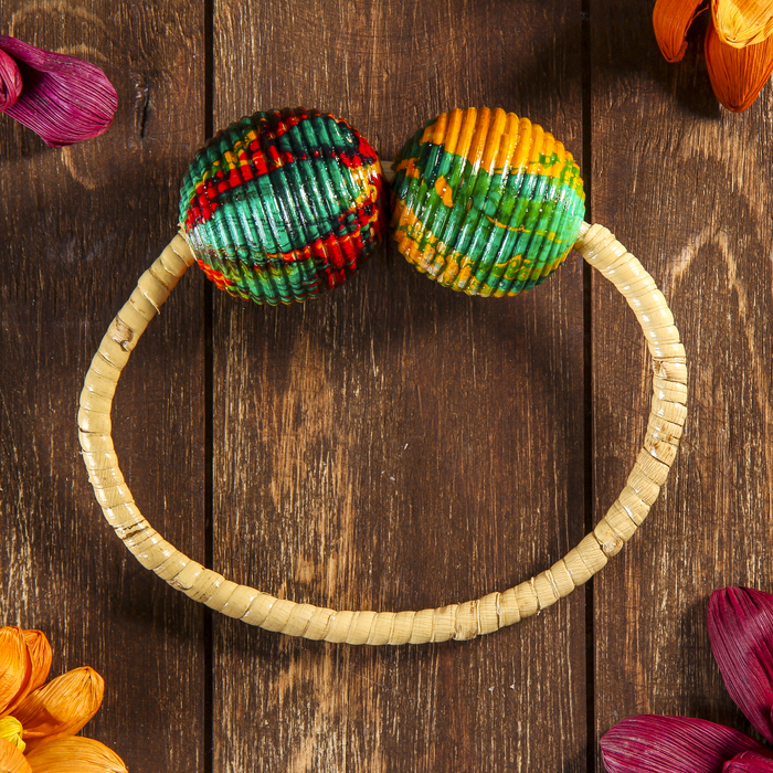 Музыкальный инструмент "Маракас" 13х5х13 см