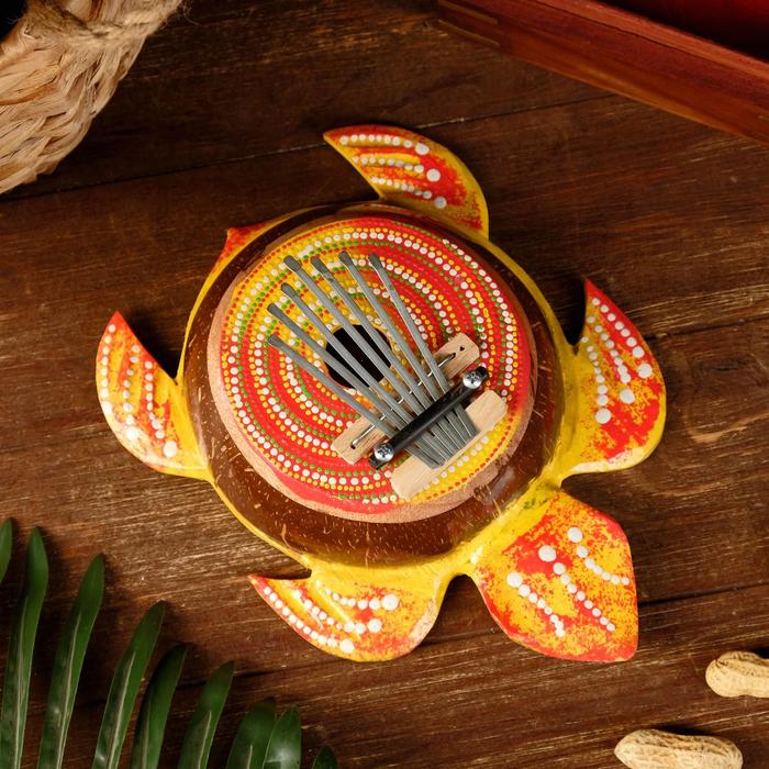 Музыкальный инструмент "Калимба черепаха" 22х17х5 см МИКС