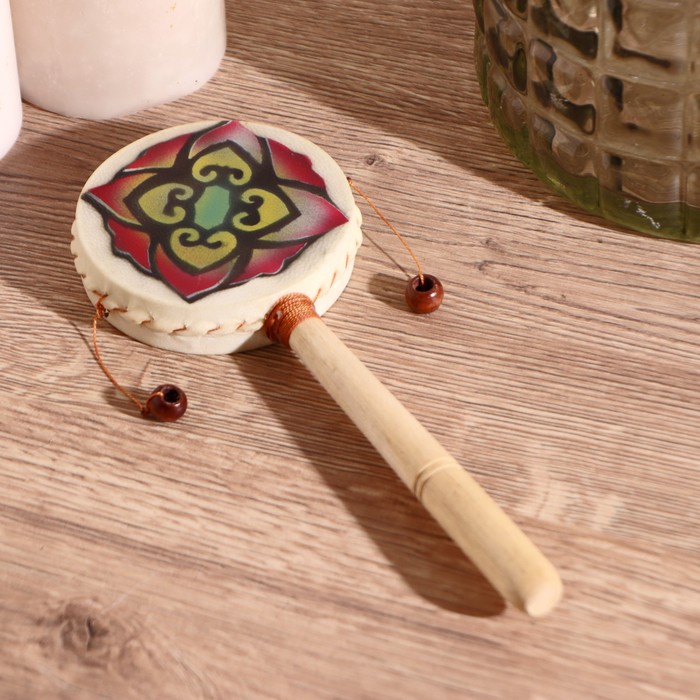 Музыкальный инструмент "Клон тонг цветок" 20х2х8 см