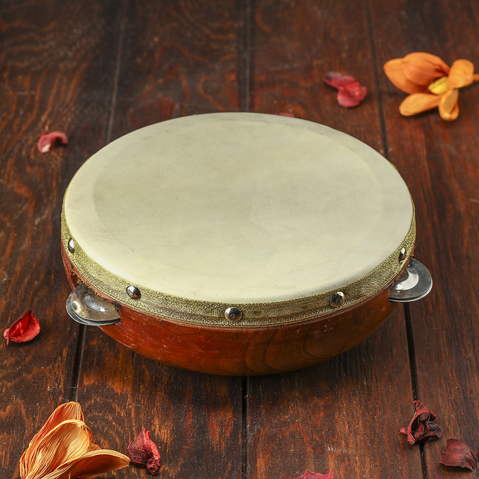 Музыкальный инструмент "Бубен" 19х19х6 см