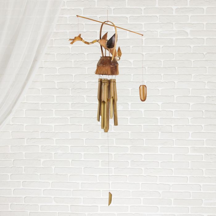 Музыка ветра бамбук "Дракон" 60х40х18 см