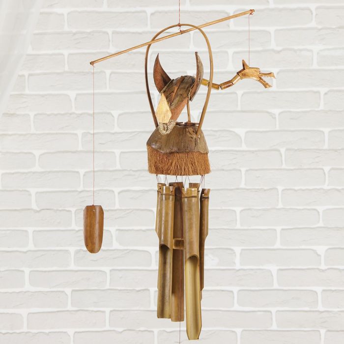 Музыка ветра бамбук "Дракон" 60х40х18 см