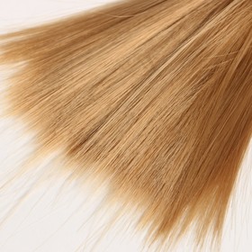 Волосы - тресс для кукол «Прямые» длина волос: 15 см, ширина: 100 см, цвет № 26 от Сима-ленд