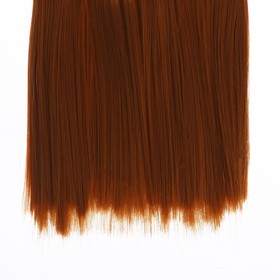 Волосы - тресс для кукол «Прямые» длина волос: 15 см, ширина:100 см, цвет № 27А от Сима-ленд