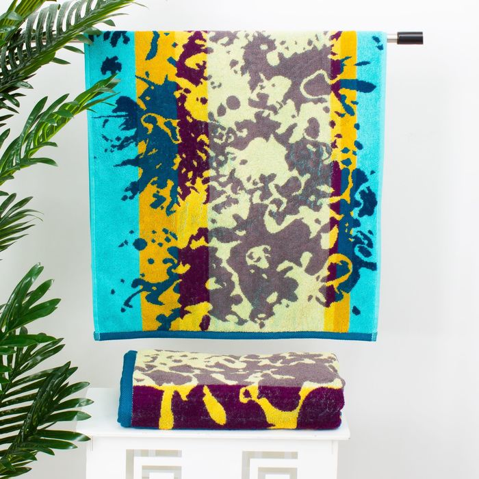 Полотенце махровое "Этель" Песчаный Холли 50*90 см, 100% хл, 420 гр/м2