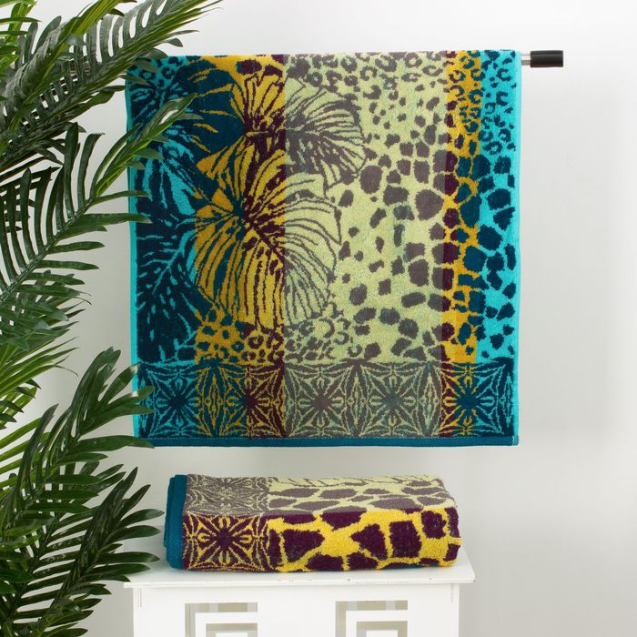 Полотенце махровое "Этель" Песчаные Джунгли 70*130 см, 100% хл, 420 гр/м2