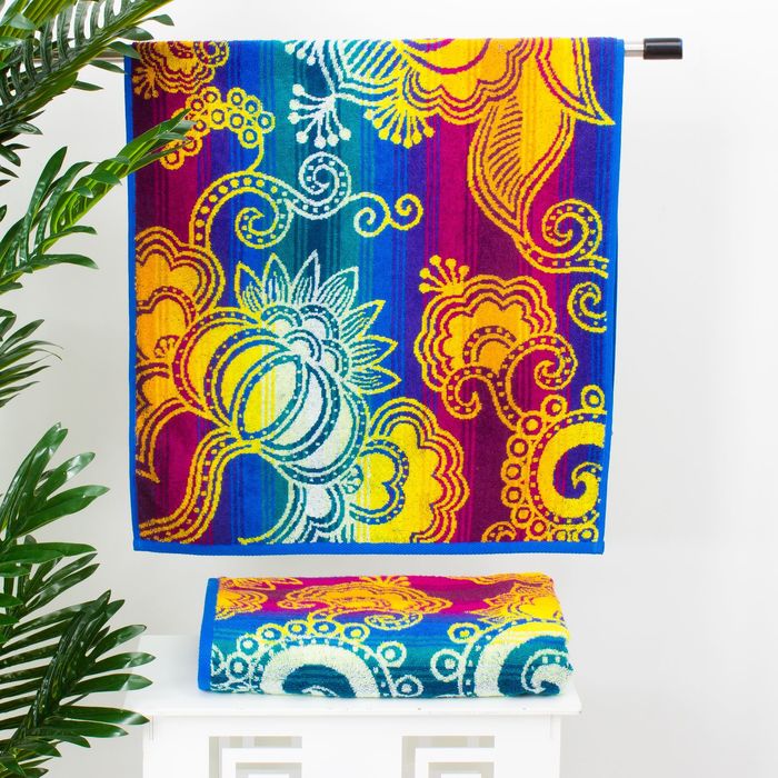 Полотенце махровое "Этель" Парадиз 70*130 см, 100% хл, 420 гр/м2