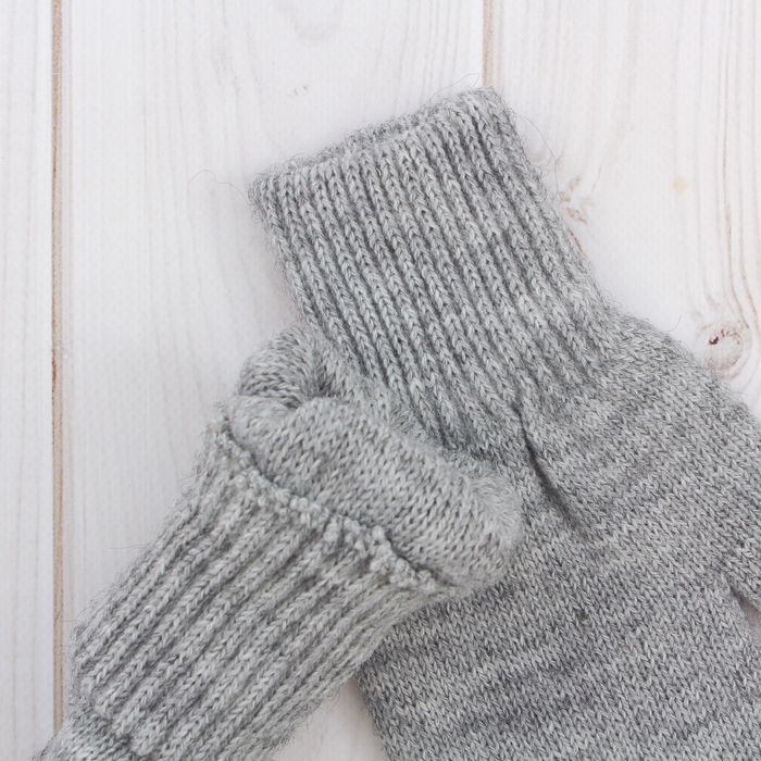 Варежки женские 2с229, размер 19, цвет меланж