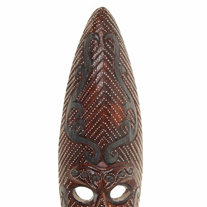 Маска дерево "Абориген Лик" узорная 50х15х5 см