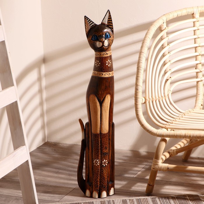 Сувенир дерево "Кошка ажурная. Восточная сказка" 80х15х5,5 см