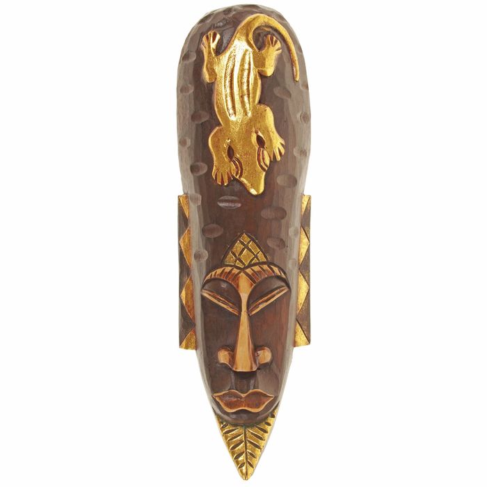 Маска дерево "Абориген геккон" 50х6х15 см