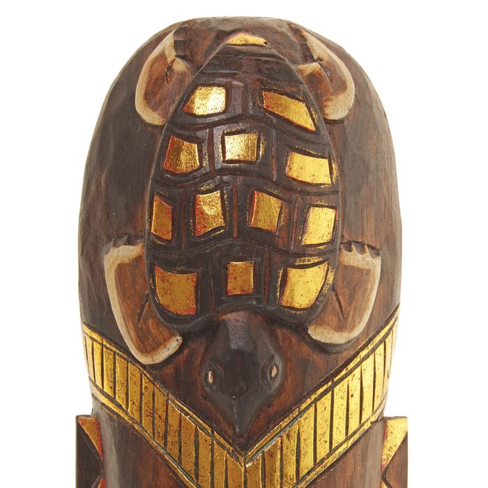 Маска дерево "Абориген черепаха" 50х5х15 см
