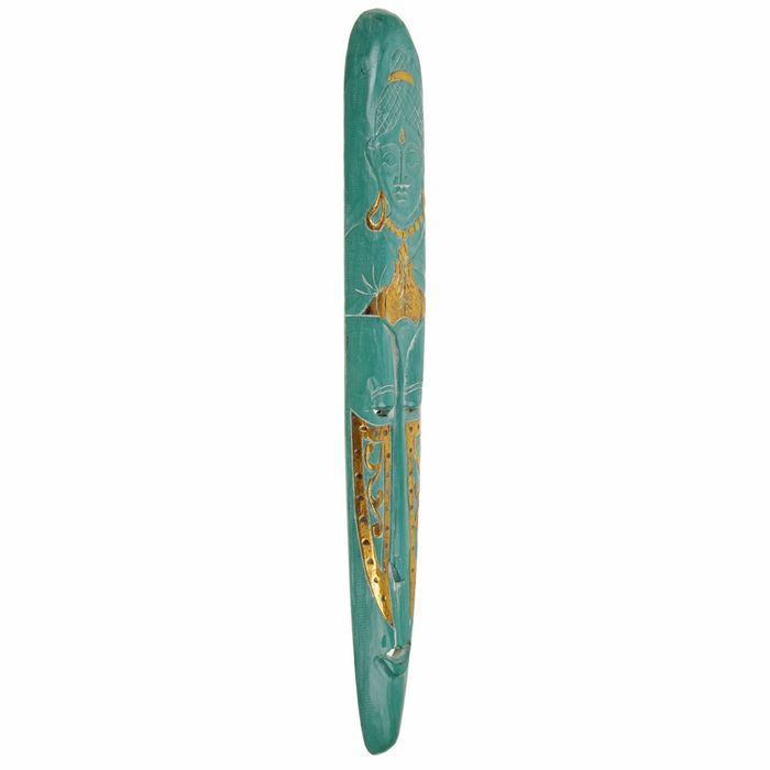 Маска дерево "Абориген" 100х3х18 см зелёная