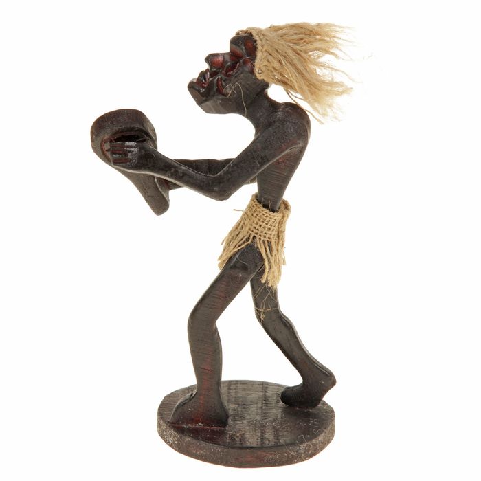 Сувенир дерево "Абориген-теннисист" 21х14х9 см