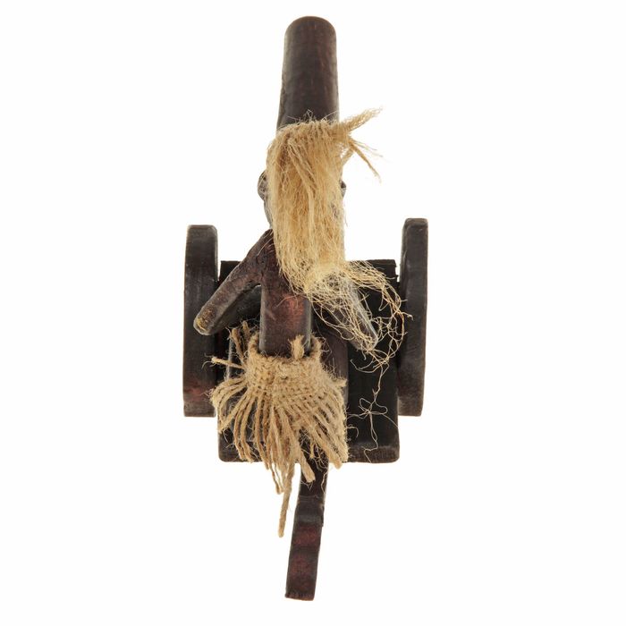 Сувенир дерево "Абориген-артиллерист" 31х19х8 см