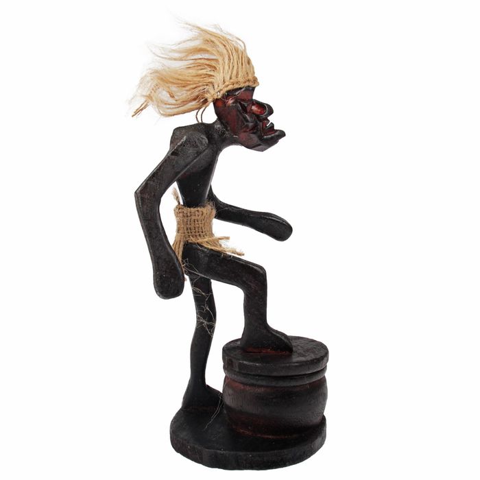 Сувенир дерево "Абориген с бачонком" 22х9х9 см