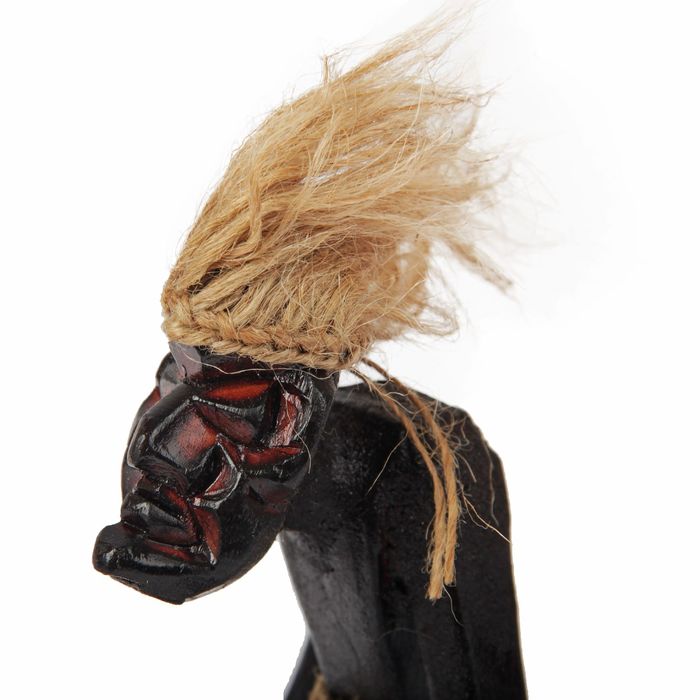 Сувенир дерево "Абориген с бачонком" 22х9х9 см