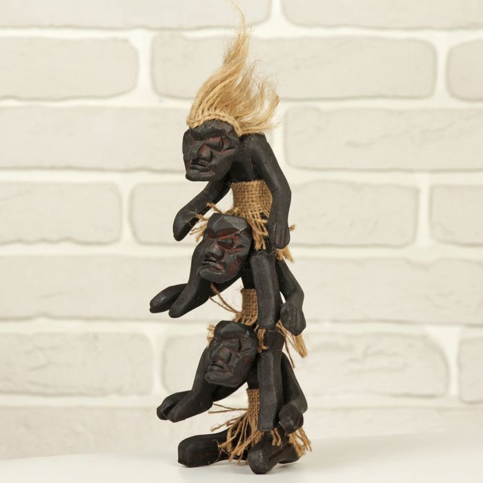 Сувенир дерево "Три Аборигена" 22х10х7 см