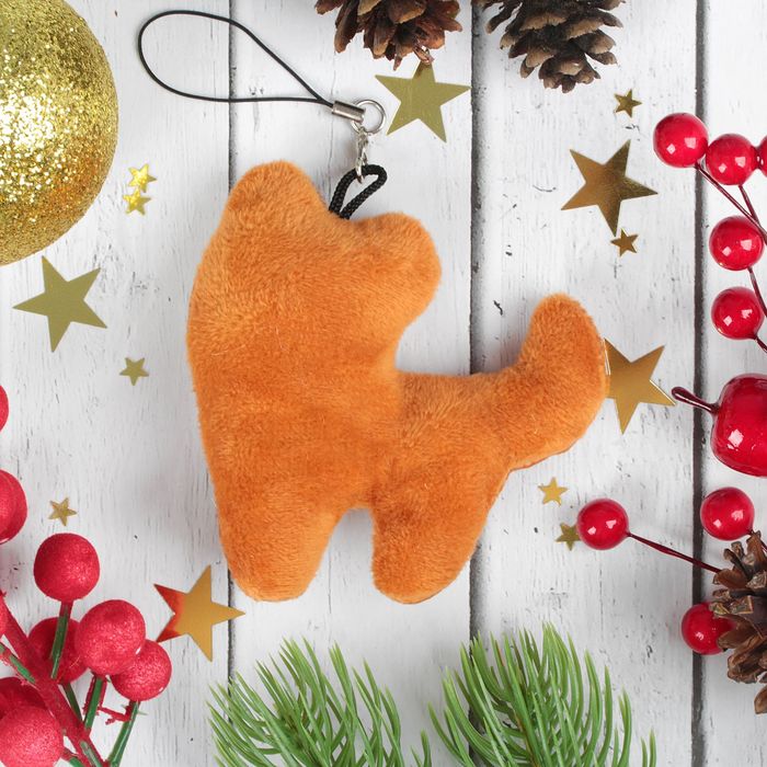 Мягкая игрушка-подвеска "Яркого Нового года!"