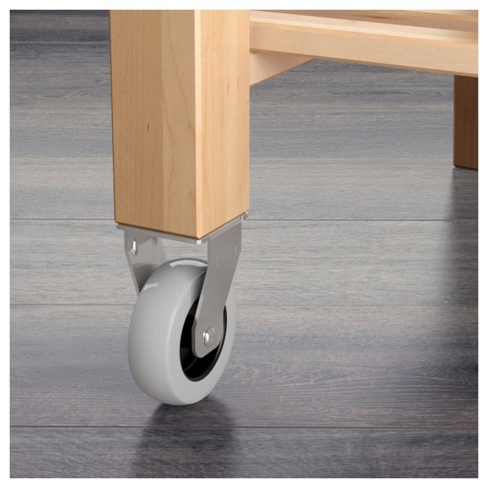 Столик с колесами, береза БЕКВЭМ