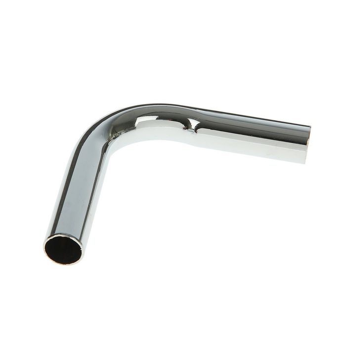 Труба поворотная для рейлинга, угол 90 гр., цвет хром