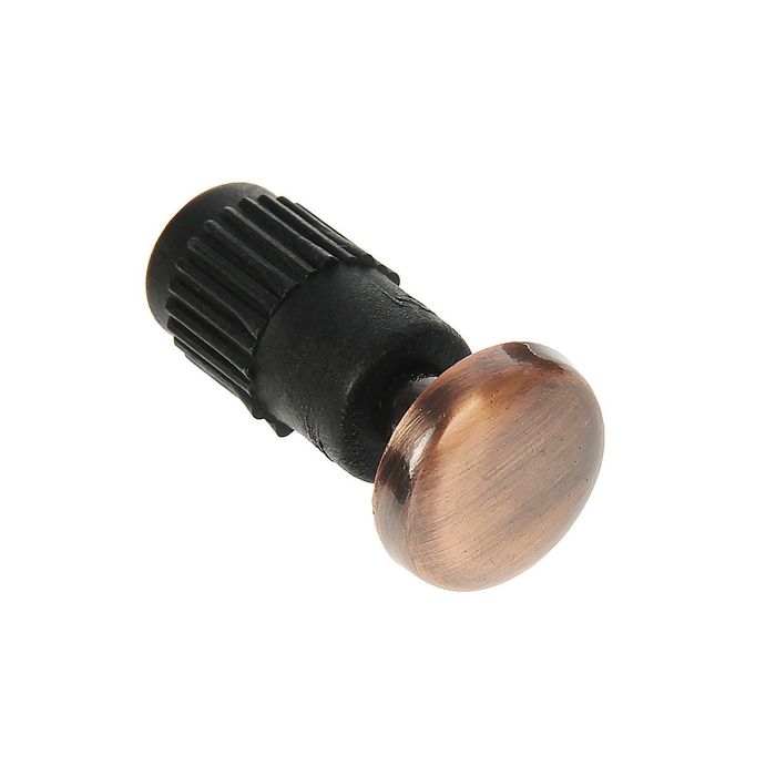 Заглушка рейлинга модерн, цвет медь