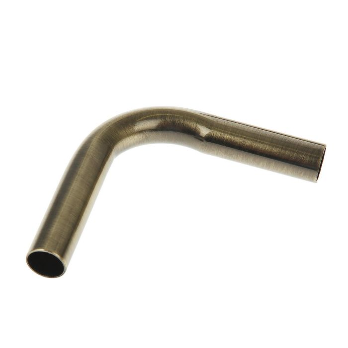 Труба поворотная для рейлинга, угол 90 гр., бронза