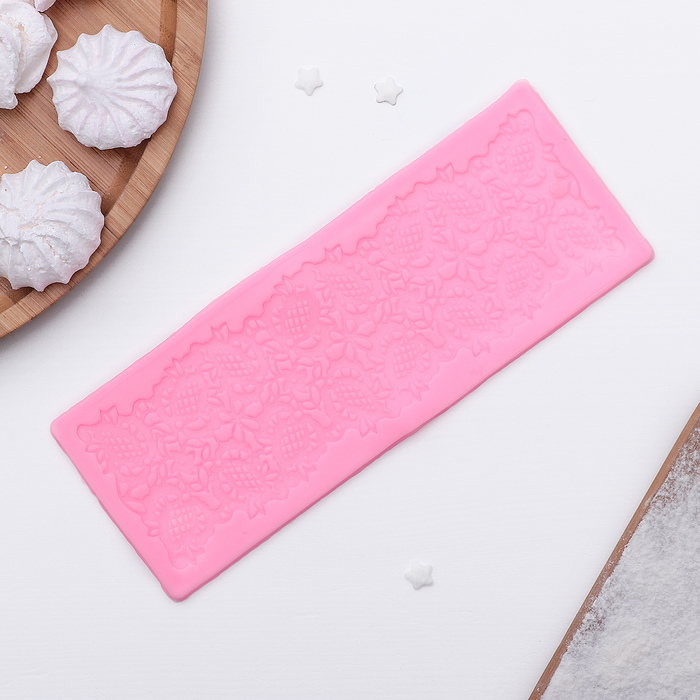 Коврик для айсинга 18,5х7х0,3 см "Ажур"