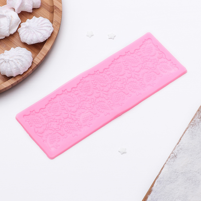 Коврик для айсинга 18,5х7х0,3 см "Ажур"