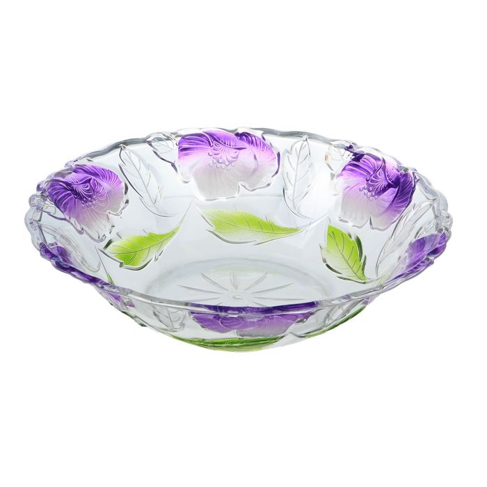 Салатник "Розалий" 26,5х26,5х6 см, цвета МИКС