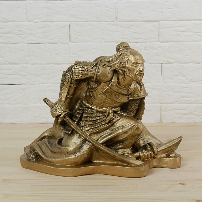Статуэтка "Самурай" бронза 30 × 25 × 24 см