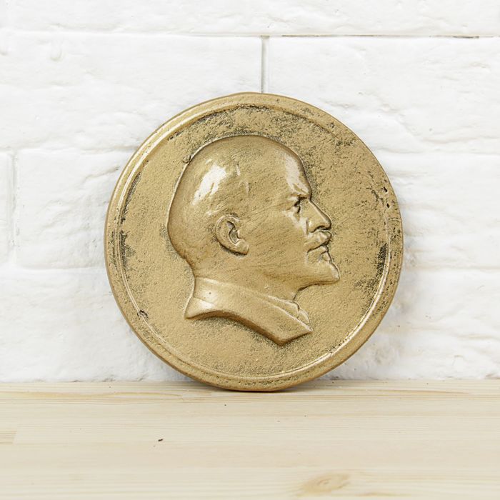 Панно "Ленин", бронза 12,5см