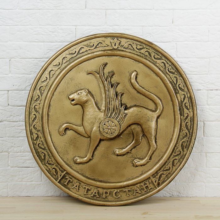 Панно "Герб Татарстана", бронза 57см
