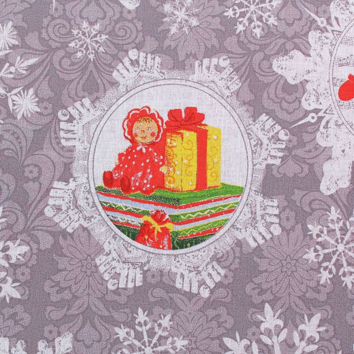 Постельное белье "Этель" евро Новогодняя сказка 200*217 см,220*240 см,70*70 см -2 шт,поплин 125 г/м2