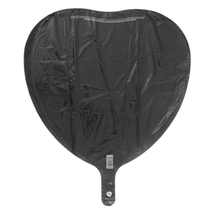 Шар фольгированный СЕРДЦЕ 18” Пастель Black