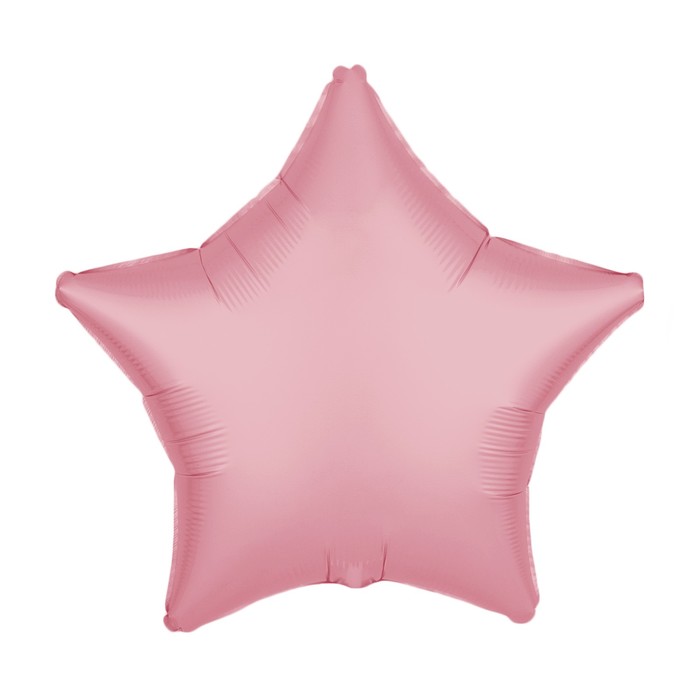 Шар фольгированный 36" "Звезда", пастель, цвет розовый