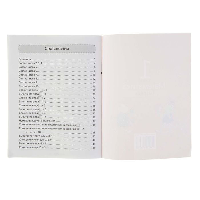 Тетрадь для решения примеров. Математика 1 класс. Жилич Н.А.