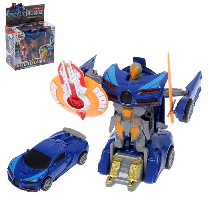 Робот-трансформер «Автобот Вейрон» с оружием