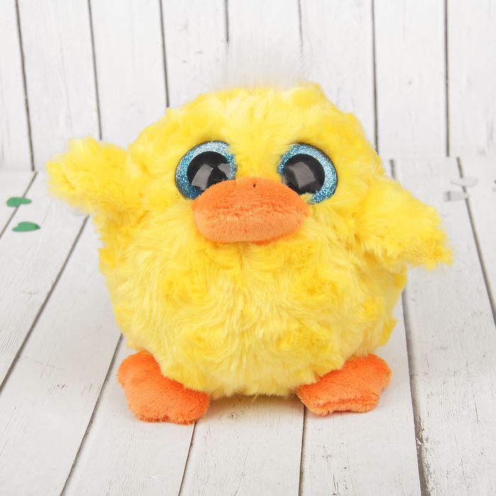 Мягкая игрушка-подвеска "Цыплёнок" большие глазки