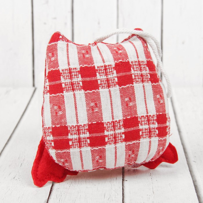 Мягкая игрушка-подвеска "Большеглазая совушка" цвета МИКС