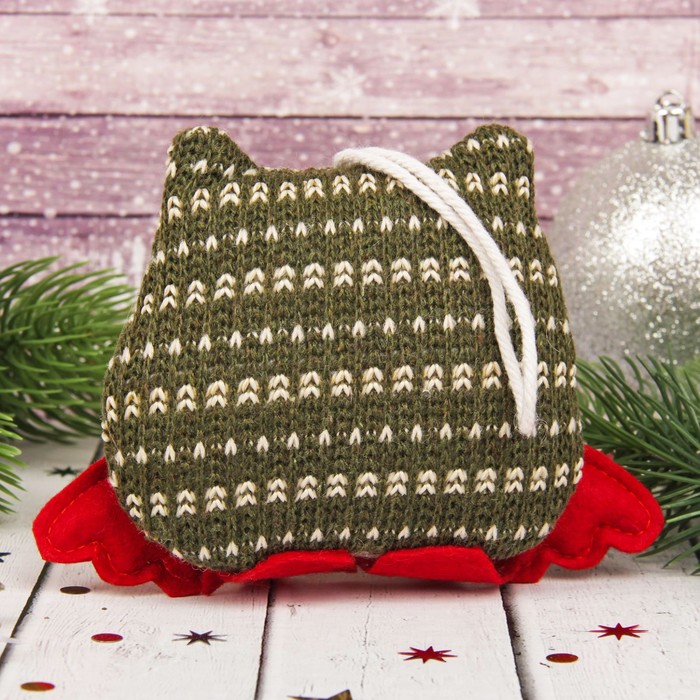 Мягкая игрушка-подвеска "Совушка" крылья на пуговках, цвета МИКС