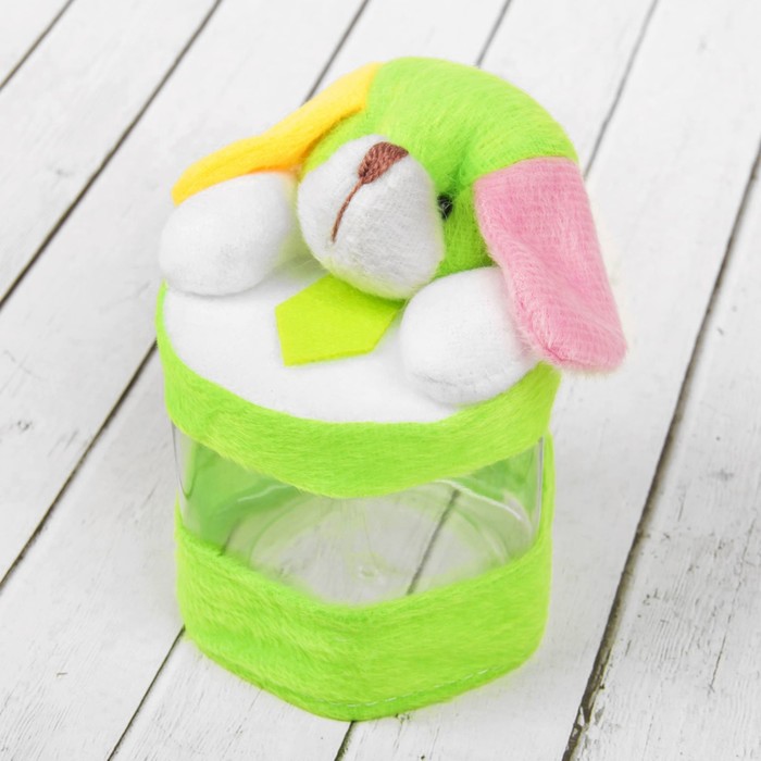 Конфетница "Пёсик в галстуке", 100 г, цвета МИКС