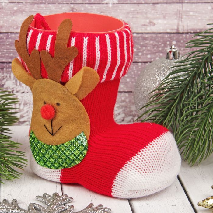 Подарочная упаковка "Сапожок" олень