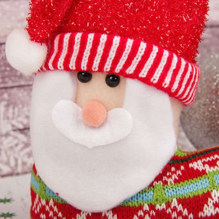 Подарочная упаковка "Сапожок" дед Мород с помпоном